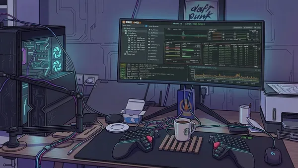 Self-Hosting Everything on a Gaming Laptop